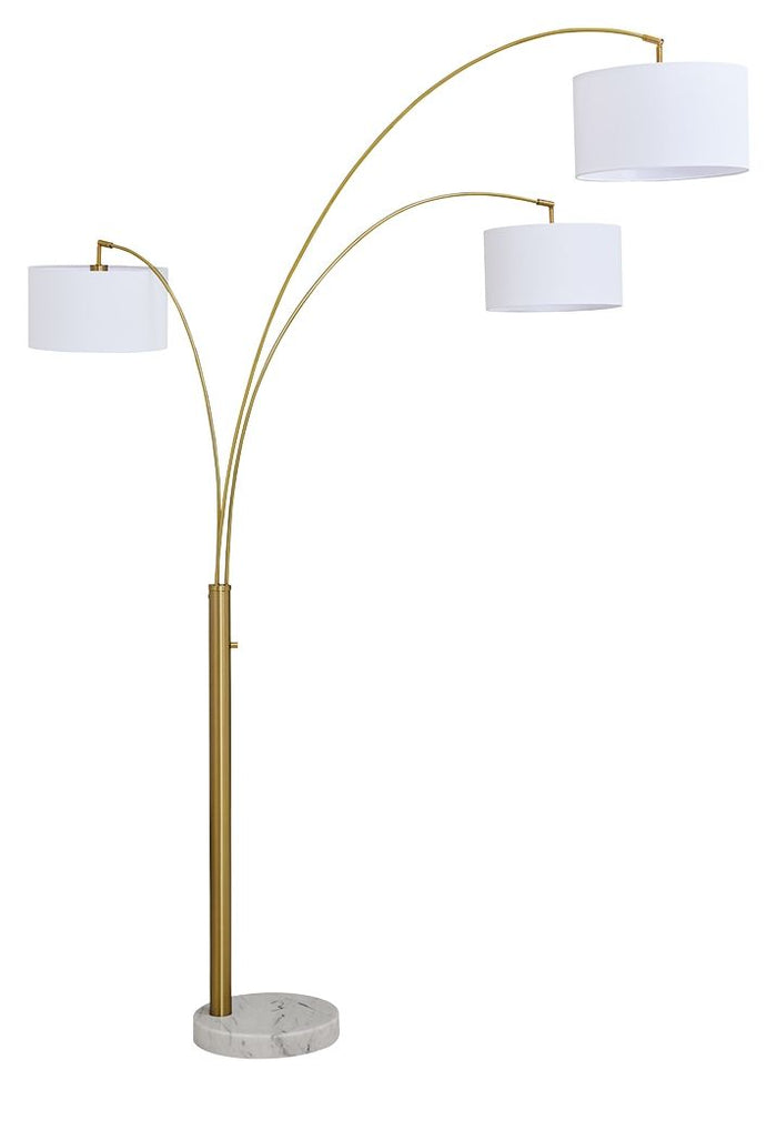 Valo - Metal Arc Lamp - Gold Finish image 3