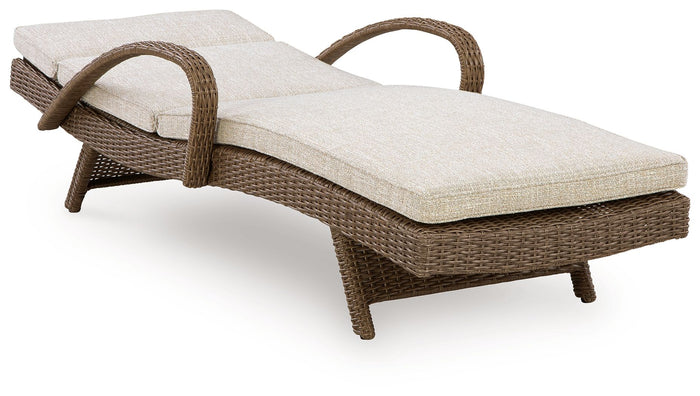 Laguna Heights - Chaise Lounge With Cushion - Beige image 2