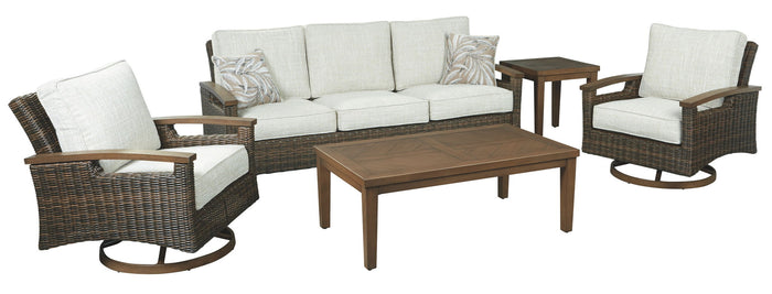 Paradise Trail - Sofa with Cushion - Medium Brown image 2
