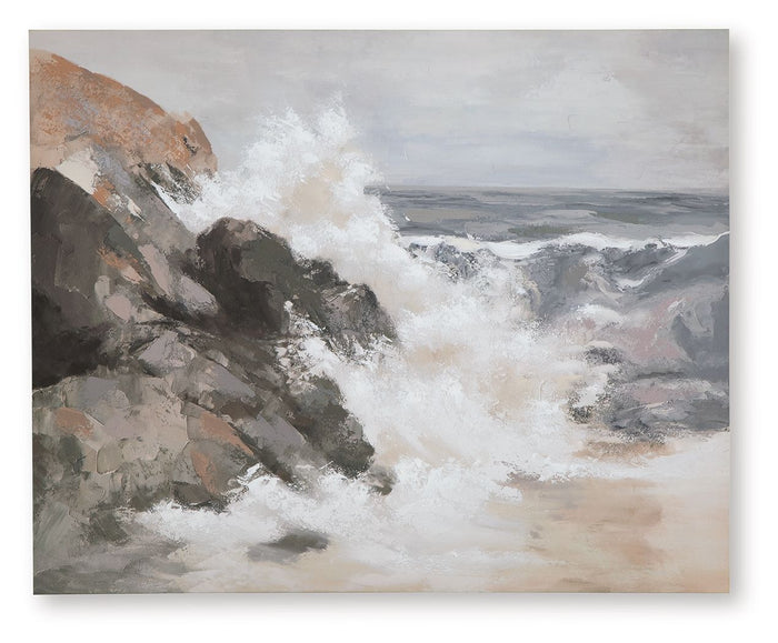 Worthner - Wall Art - Tan / Gray / White image 1