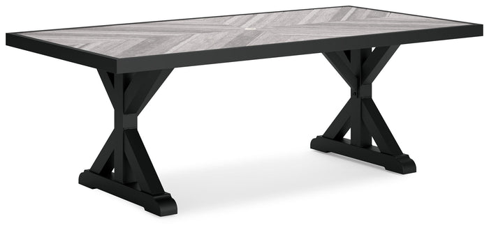 Beachcroft - Rect Dining Table W/Umb Opt image 1