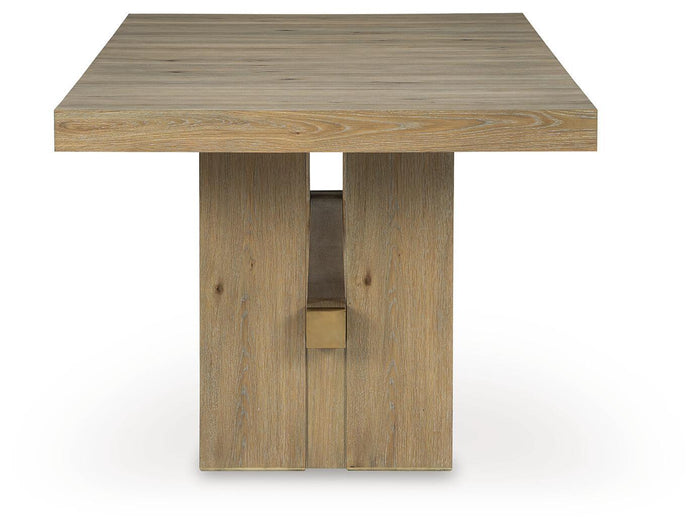 Lasinger - Rectangular Dining Room Extension Table - Light Brown image 3