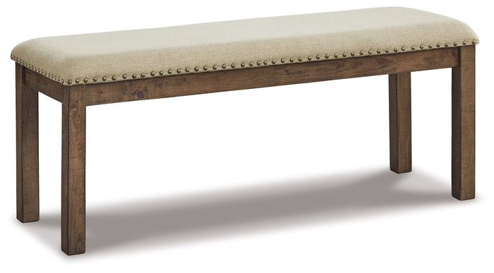 Moriville - Upholstered Bench - Beige image 1