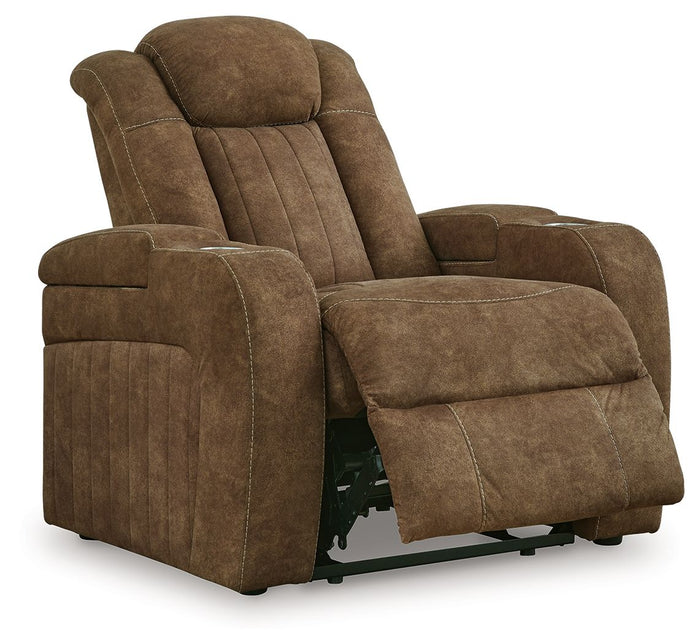 Wolfridge - Power Recliner/Adj Headrest - Brindle image 3