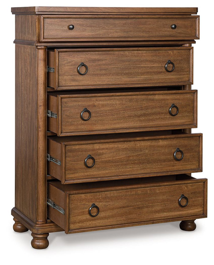 Rowlenstown - Five Drawer Chest image 3