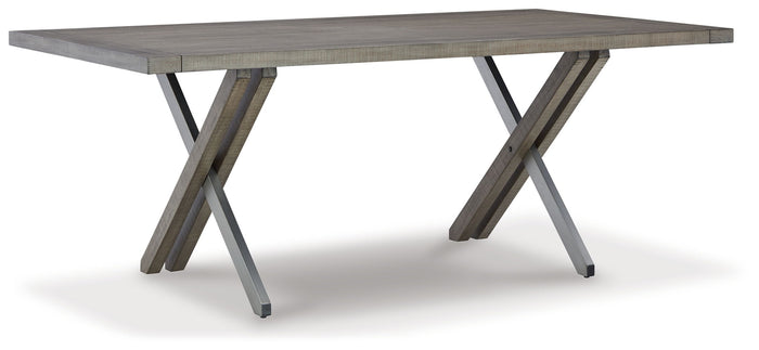 Krystanza - Rectangular Dining Room Table - Weathered Gray image 1