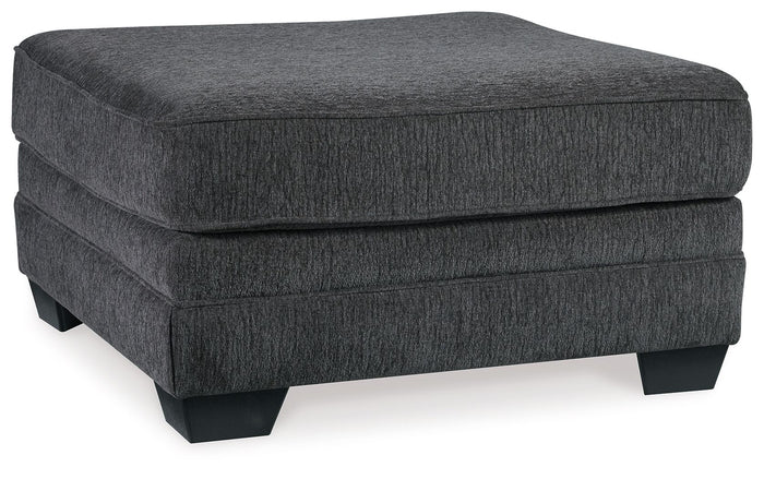 Tracling - Oversized Accent Ottoman - Slate image 1