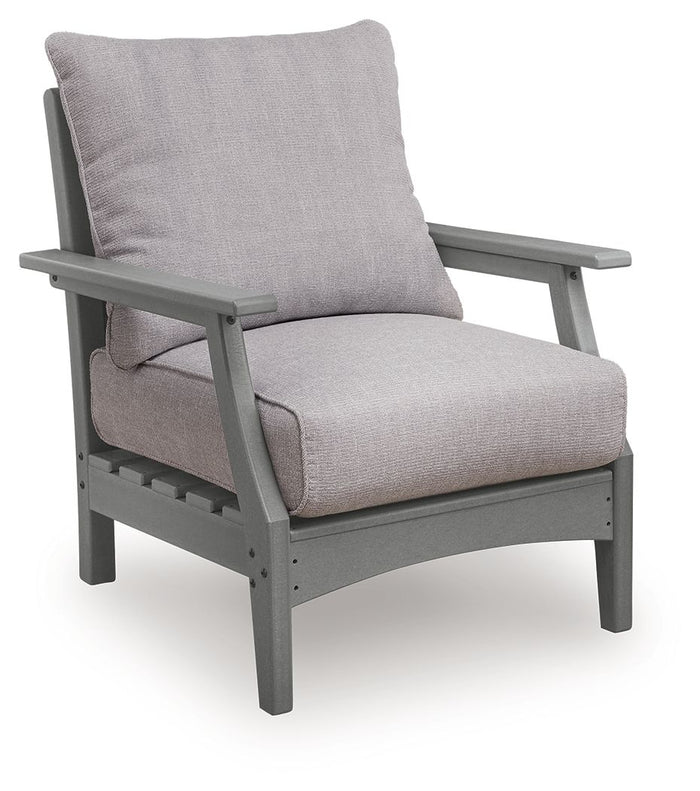 Cove Beach - Lounge Chair With Cushion (Set of 2) - Gray image 3