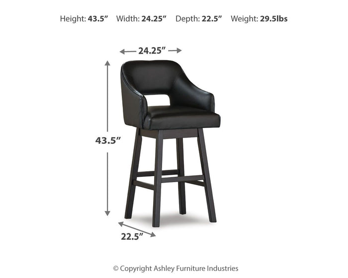 Tallenger - Upholstered Swivel Barstool (Set of 2) image 7