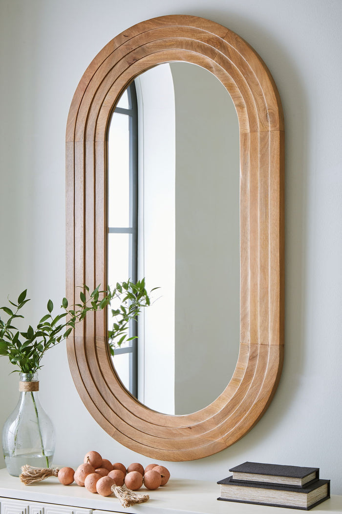 Daverly - Accent Mirror - Brown image 2