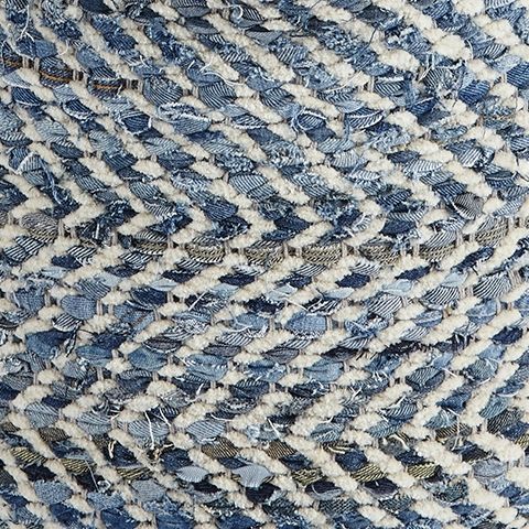 Chevron - Pouf - Blue image 2