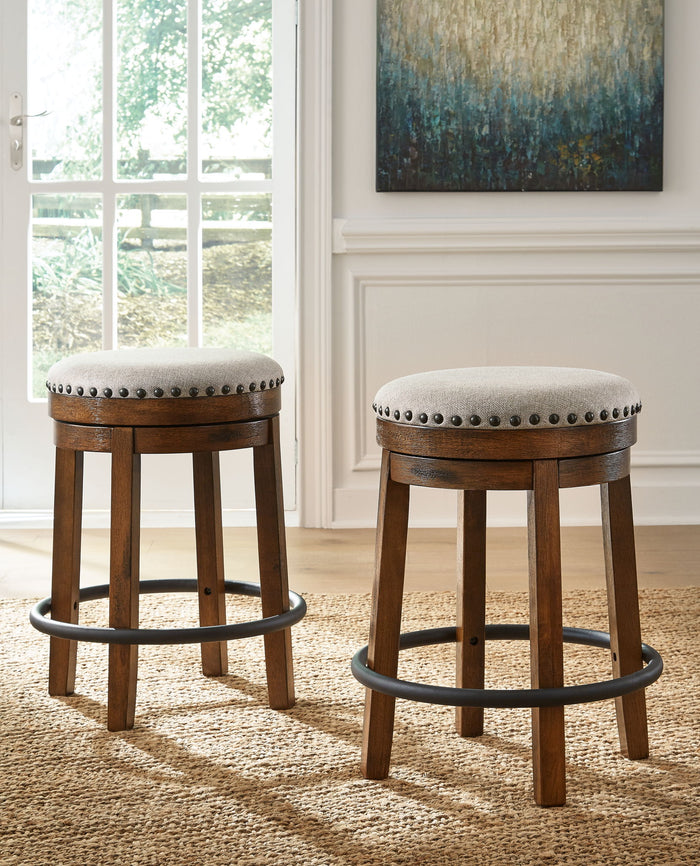 Valebeck - Upholstered Swivel Stool image 4