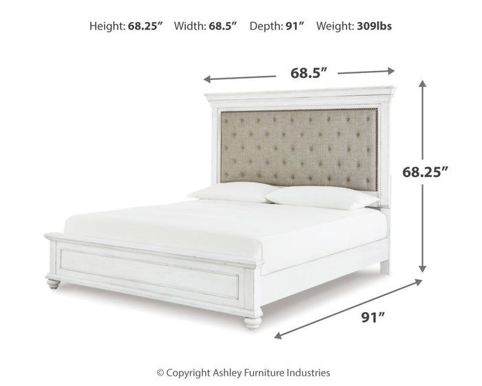 Kanwyn - Upholstered Panel Bed image 5