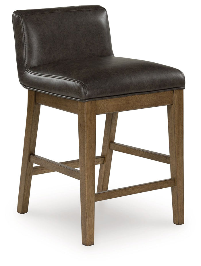 Cabalynn - Upholstered Barstool (Set of 2) - Two-tone Brown image 2