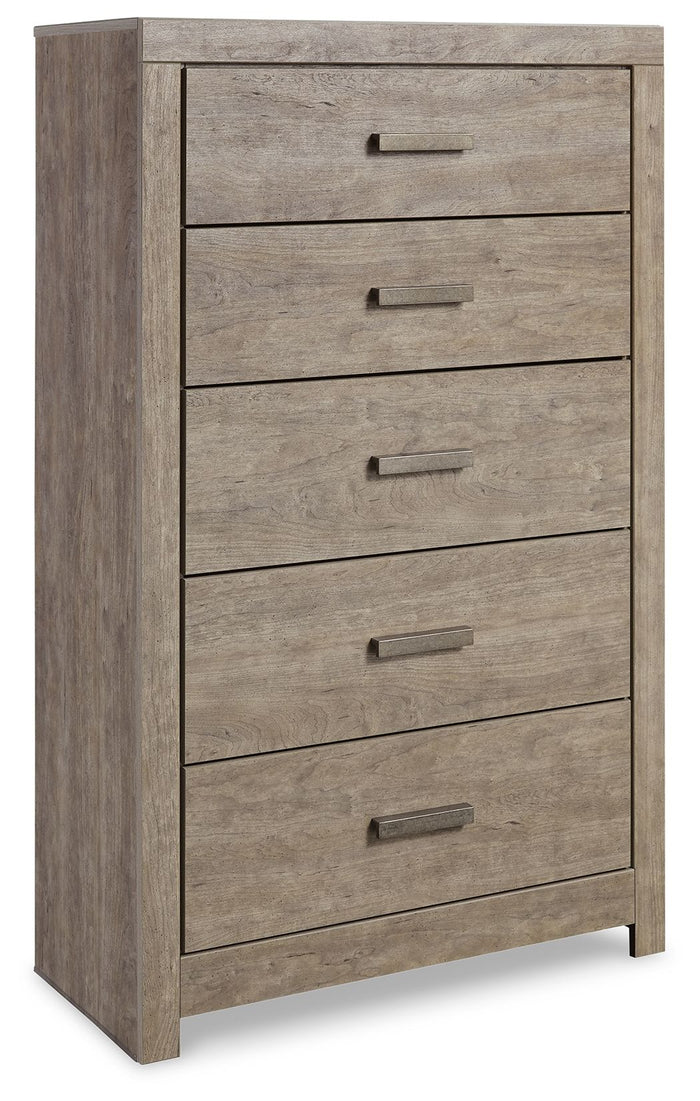 Culverbach - Five Drawer Chest - Gray image 1