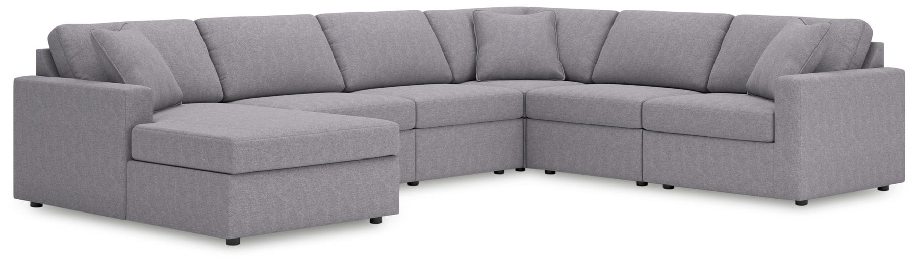 Gray / 6 Pc. Sectional With Laf Corner Chaise