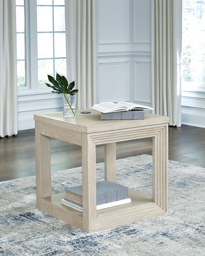 Marxhart - Square End Table - Bisque image 2