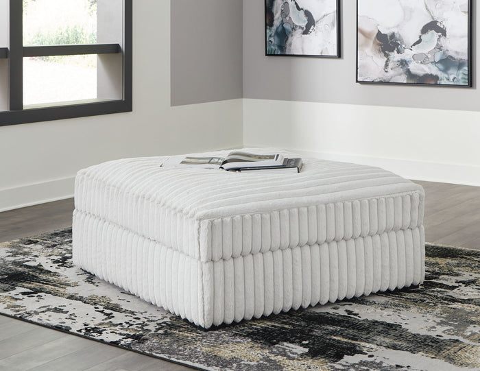 Stupendous - Oversized Accent Ottoman - Alloy image 3