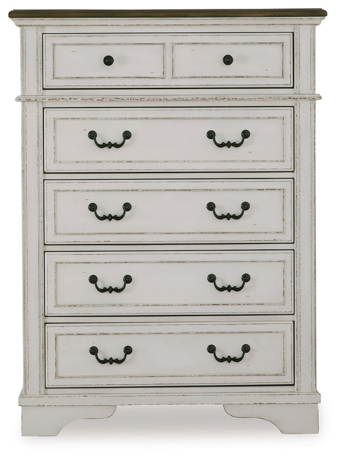 Blendon - Five Drawer Chest - Two-tone image 2