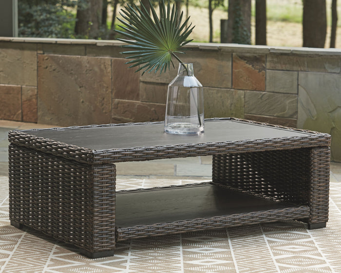 Grasson Lane - Rectangular Cocktail Table - Brown image 2