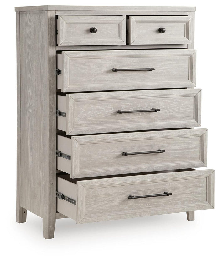 Darbonton - Six Drawer Chest - Dove White image 2