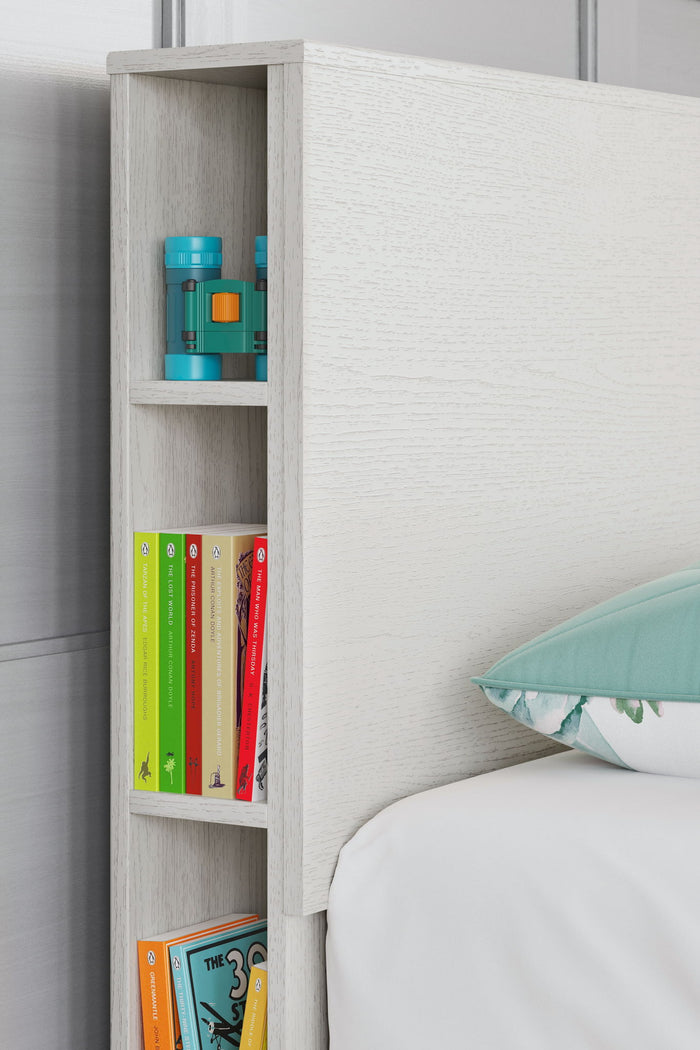 Aprilyn - Twin Bookcase Headboard - White image 2