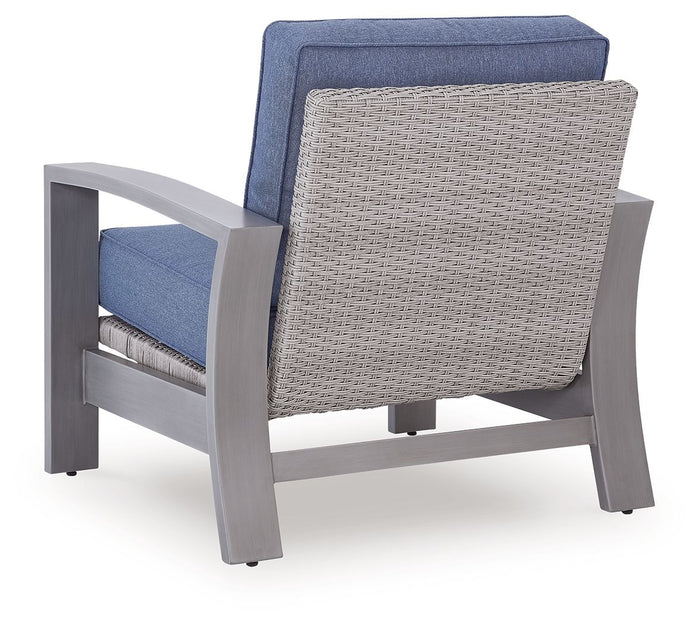 Half Moon Beach - Spring Lounge Chair - Blue / Gray image 3