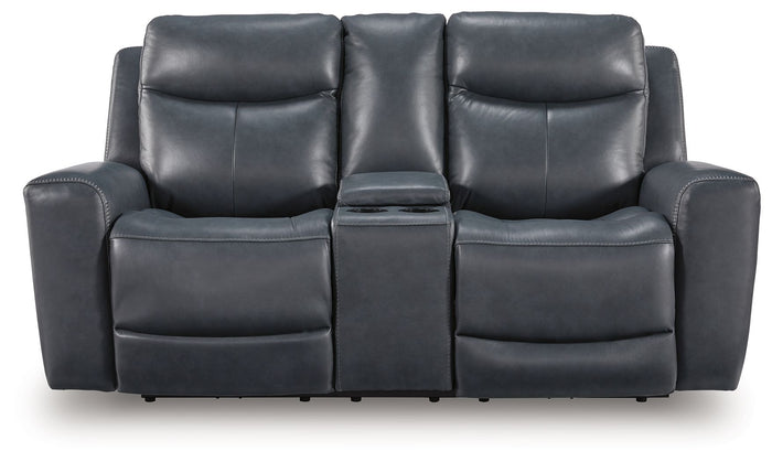 Bexhurst - Power Reclining Loveseat With Console / Adjustable Headrest image 5