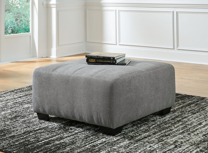 Birkdale Court - Oversized Accent Ottoman - Gray image 3