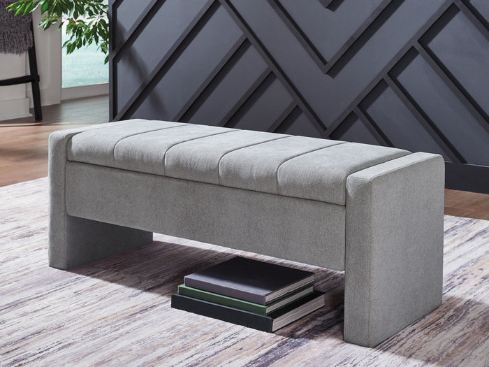 Akselman - Storage Bench - Gray image 2