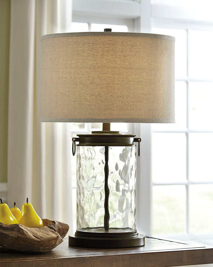 Tailynn - Glass Table Lamp  - Clear / Bronze Finish image 2