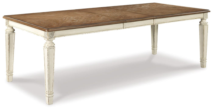 Realyn - Rectangular Dining Room Extension Table - Chipped White image 1