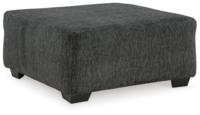 Biddeford - Oversized Accent Ottoman - Shadow image 1