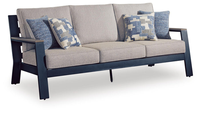 East Beach - Sofa With Cushion - Blue image 1