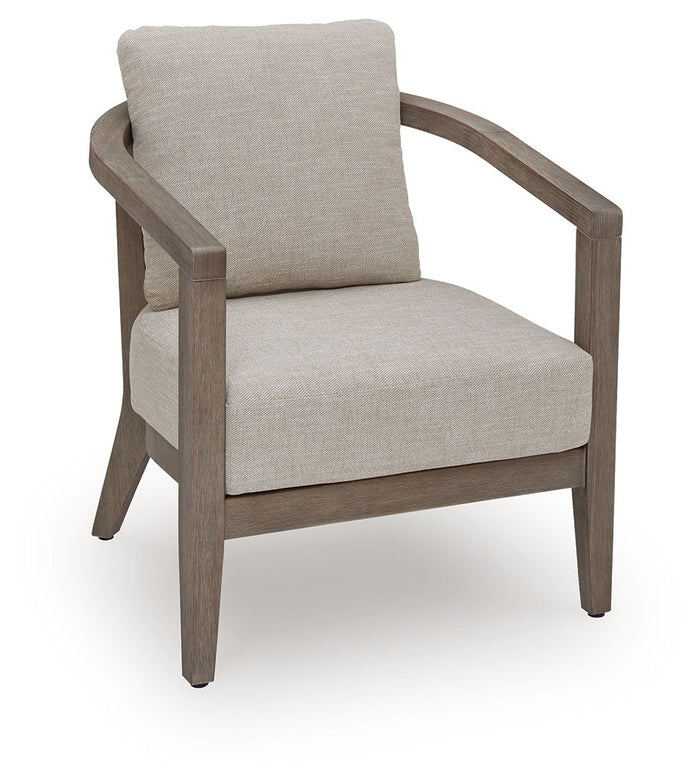 Joy Lagoon - Outdoor Chairs With Cushions/Table (Set of 3) - Beige image 3