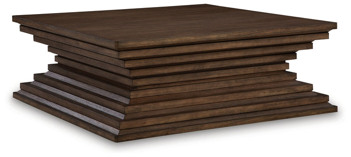 Hannodream - Square Cocktail Table - Warm Brown image 1