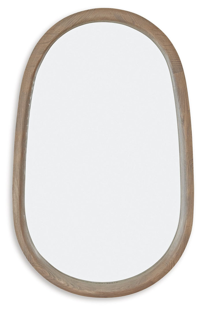 Aarilynn - Accent Mirror - Antique Brown image 1