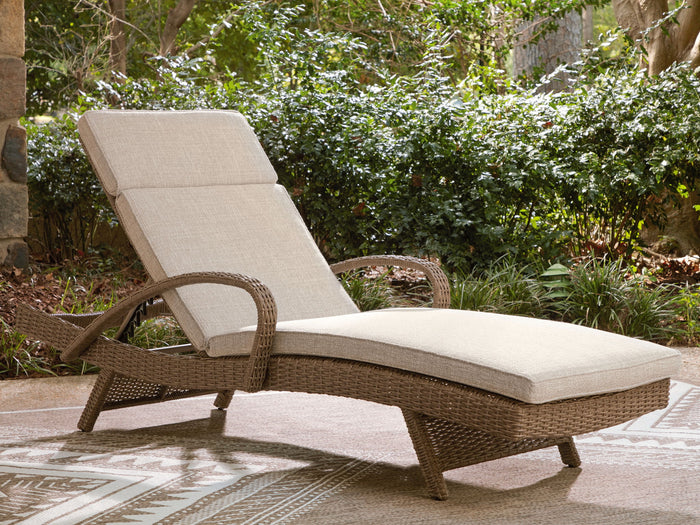 Laguna Heights - Chaise Lounge With Cushion - Beige image 3