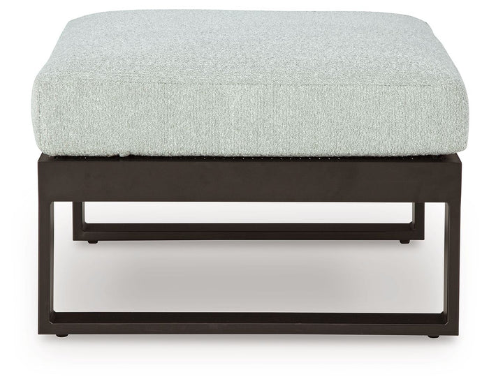 Beachloft - Ottoman With Cushion - Black / Gray image 2