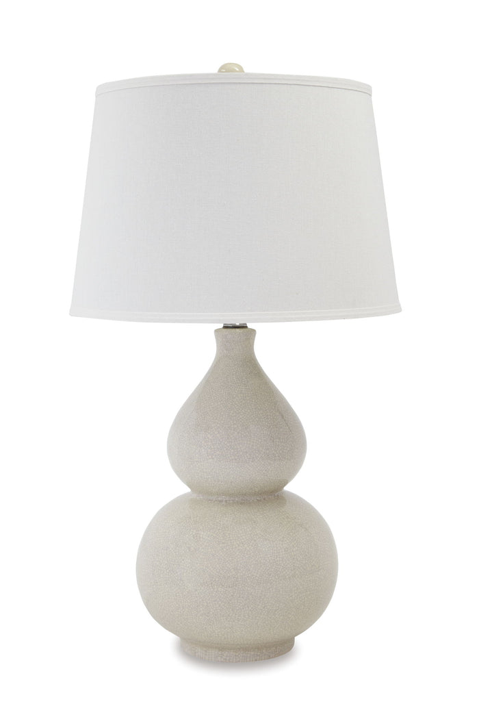 Saffi - Ceramic Table Lamp  - Cream image 1