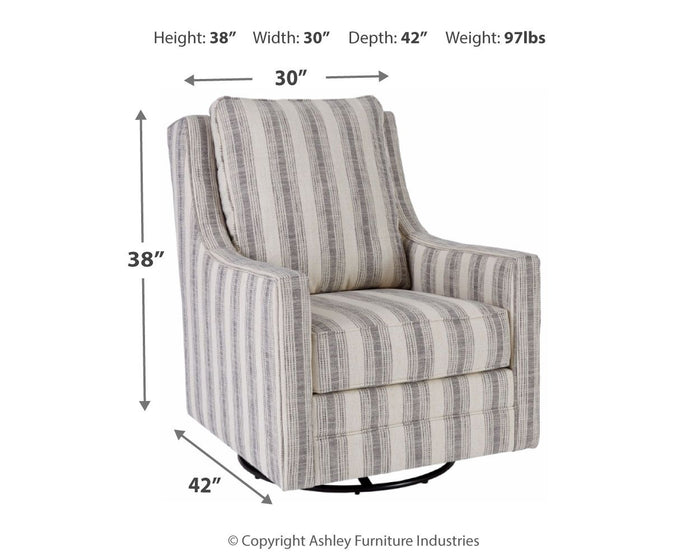 Kambria - Swivel Glider Accent Chair image 3