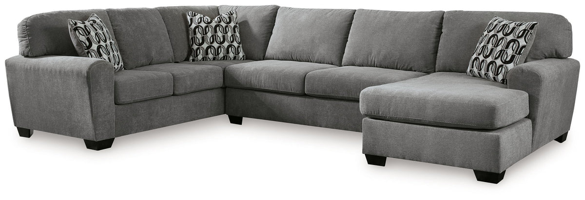 Dark Gray / 3 Pc. Right Arm Facing Corner Chaise Sectional