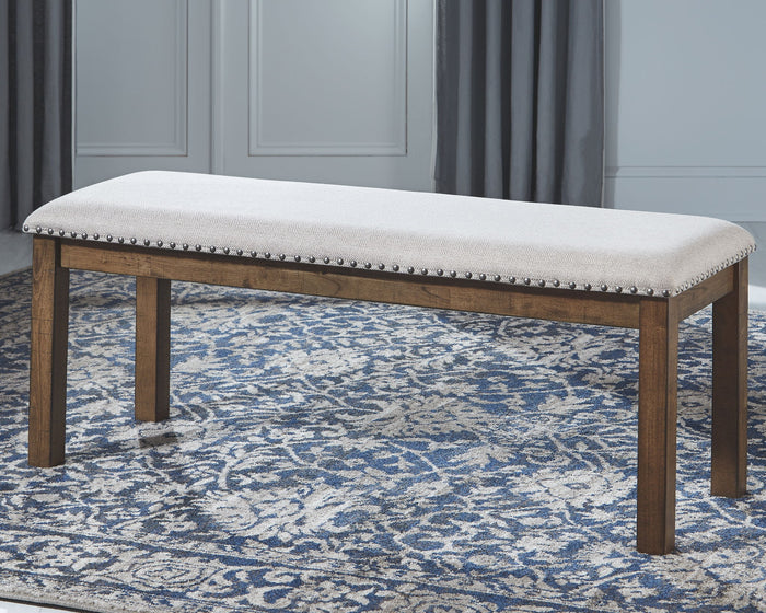 Moriville - Upholstered Bench - Beige image 4
