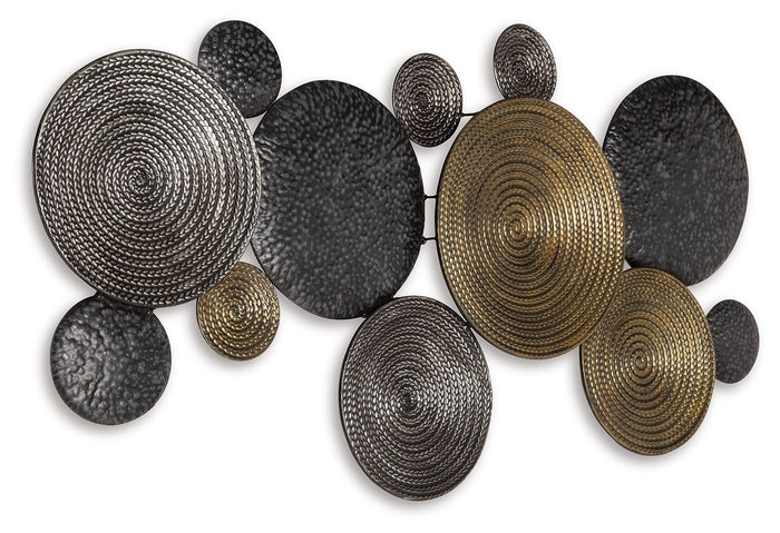 Emsley - Wall Decor - Metallic / Black / Gray image 4