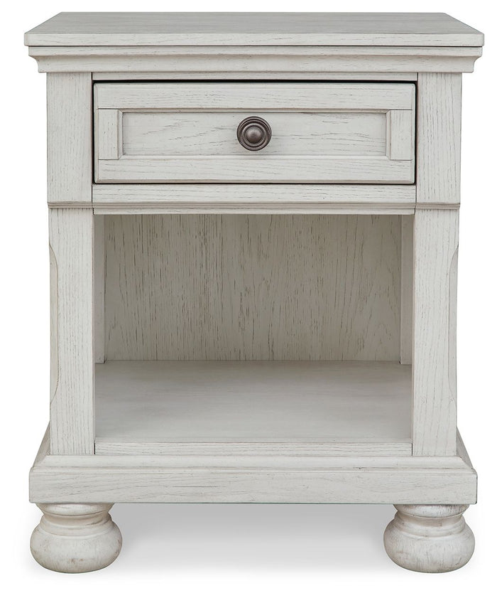 Robbinsdale - One Drawer Night Stand - Antique White image 3