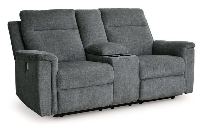 Barnsana - Dbl Power Reclining Loveseat With Console image 2