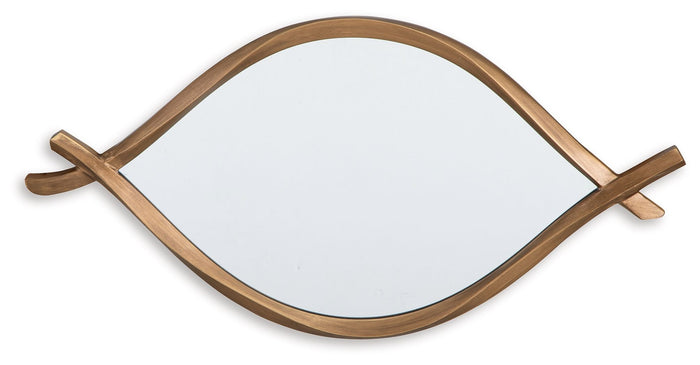 Bartner - Accent Mirror - Antique Gold Finish image 1