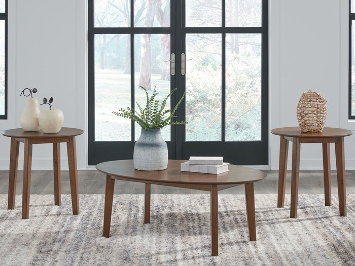 Gordonay - Occasional Table Set (Set of 3) - Brown image 2