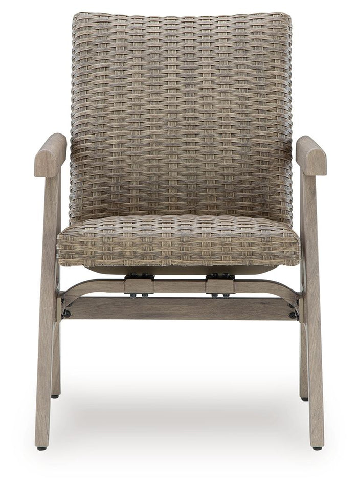 Cliff Trails - Rocking Arm Chair (Set of 2) - Beige image 2