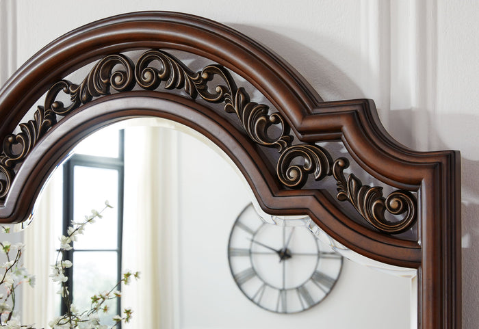 Lavinton - Dresser And Mirror - Brown image 4
